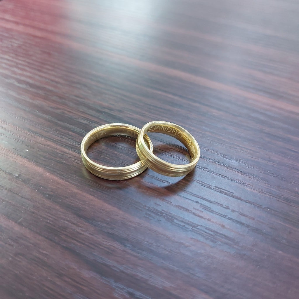 ARGOLLA ORO 14 K 5.4 GRMS (SEMINUEVO)