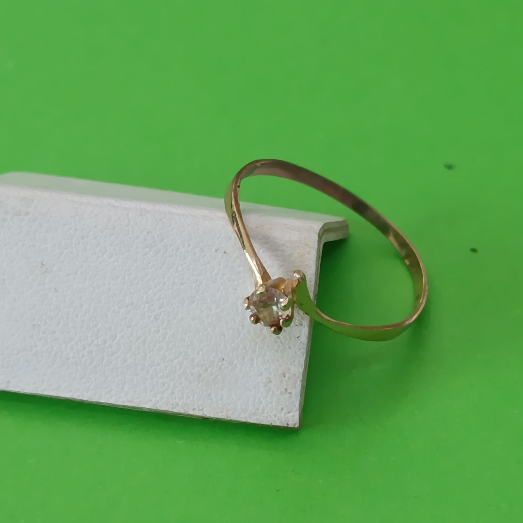 ANILLO ORO 10 K 0.7 GRMS (SEMINUEVO)