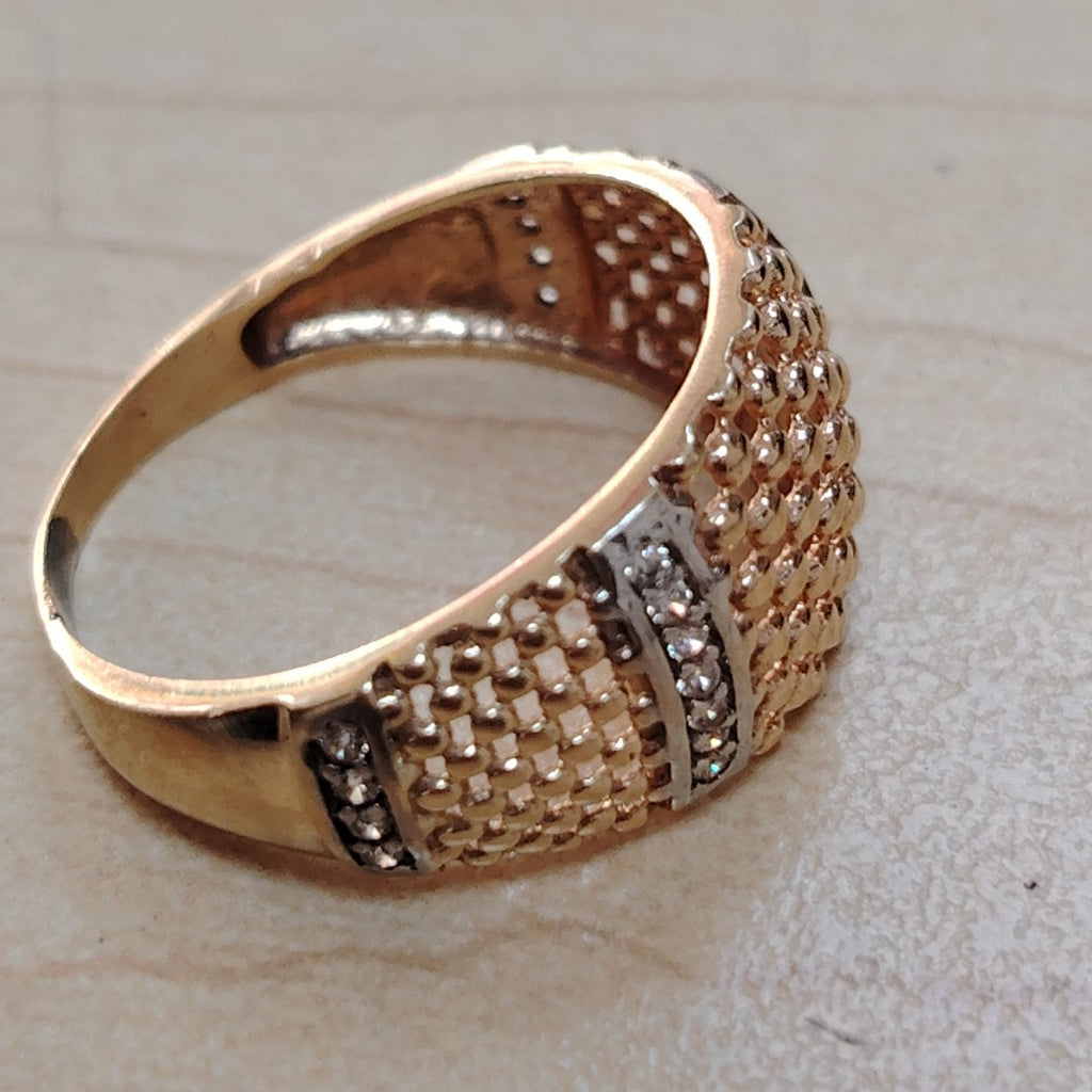 ANILLITO ORO COMBINADO 14 K 2.7 GRMS (SEMINUEVO)