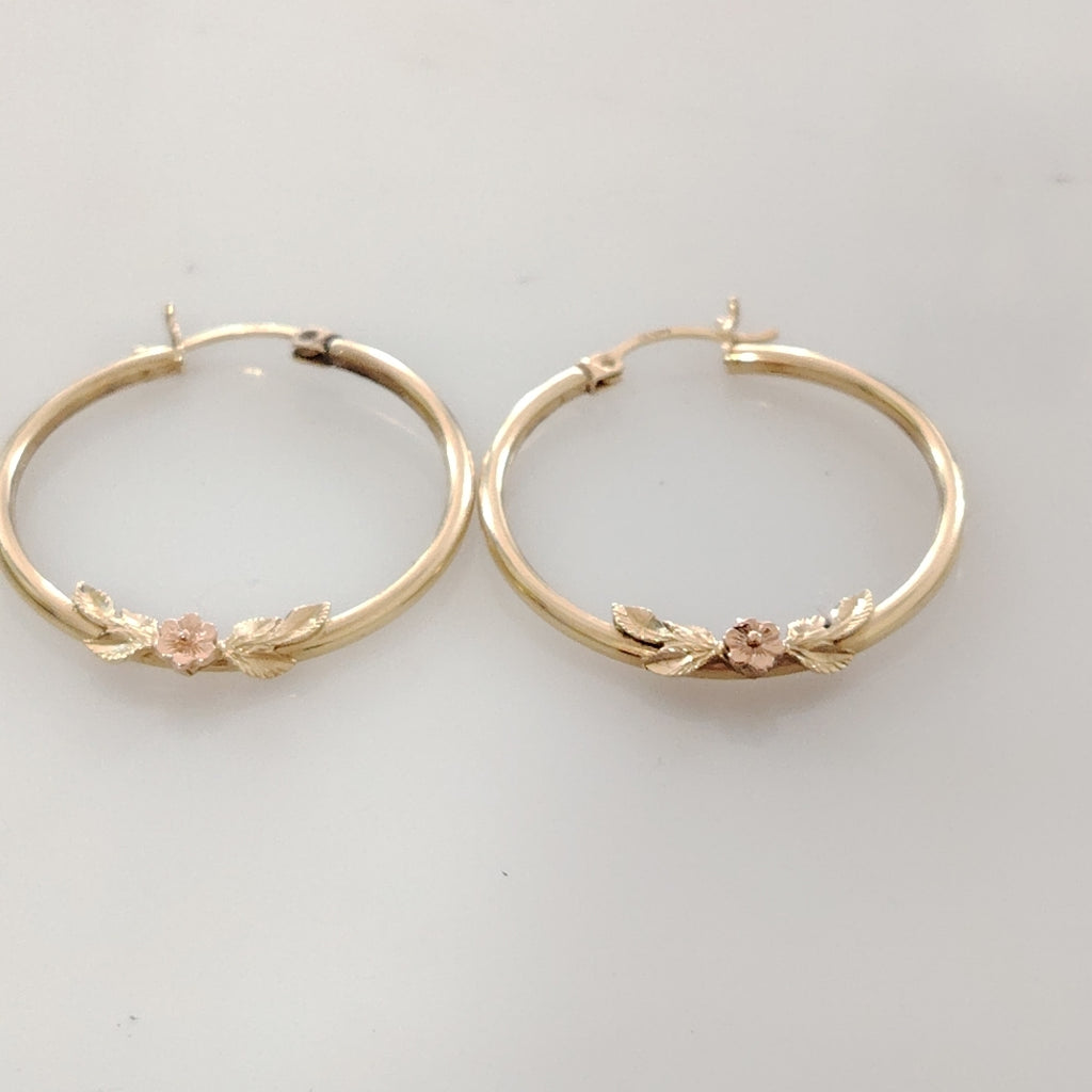 ARRACADAS PAR ORO 14 K 3.3 GRMS (SEMINUEVO)