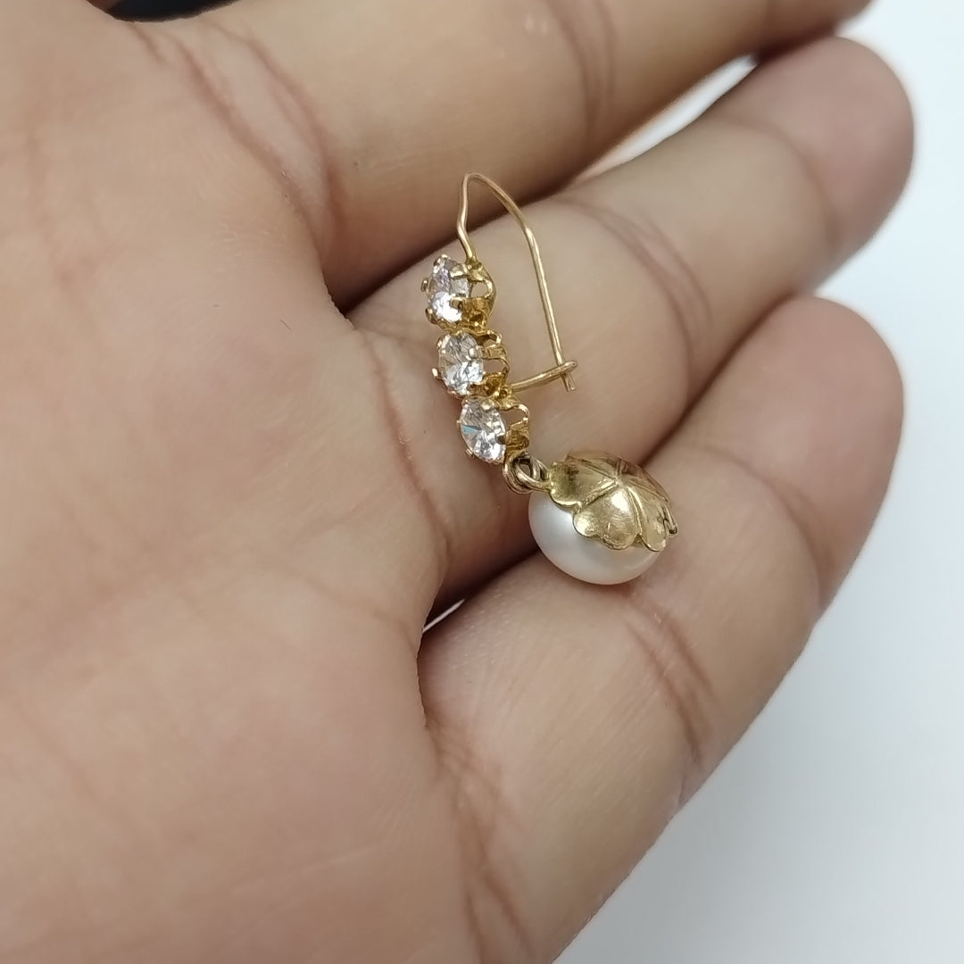 ARETES PAR ORO 10 K 2.5 GRMS (SEMINUEVO)