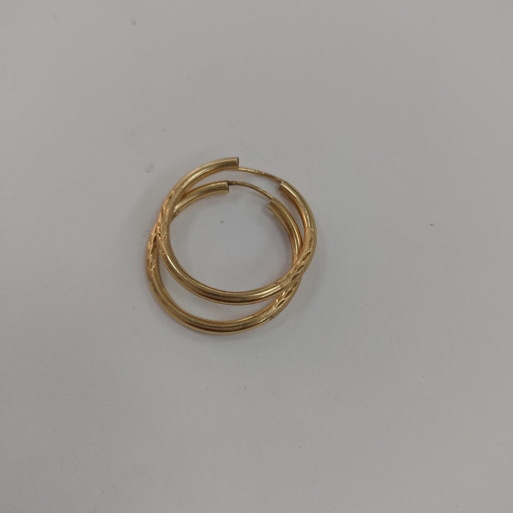 ARRACADAS PAR ORO 14 K 1.8 GRMS (SEMINUEVO)