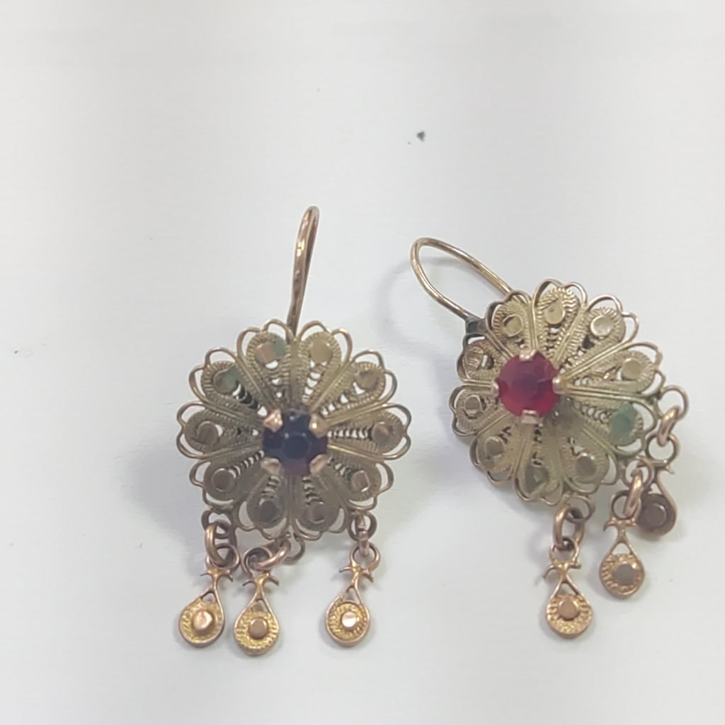ARETES PAR ORO 8 K 4 GRMS (SEMINUEVO)