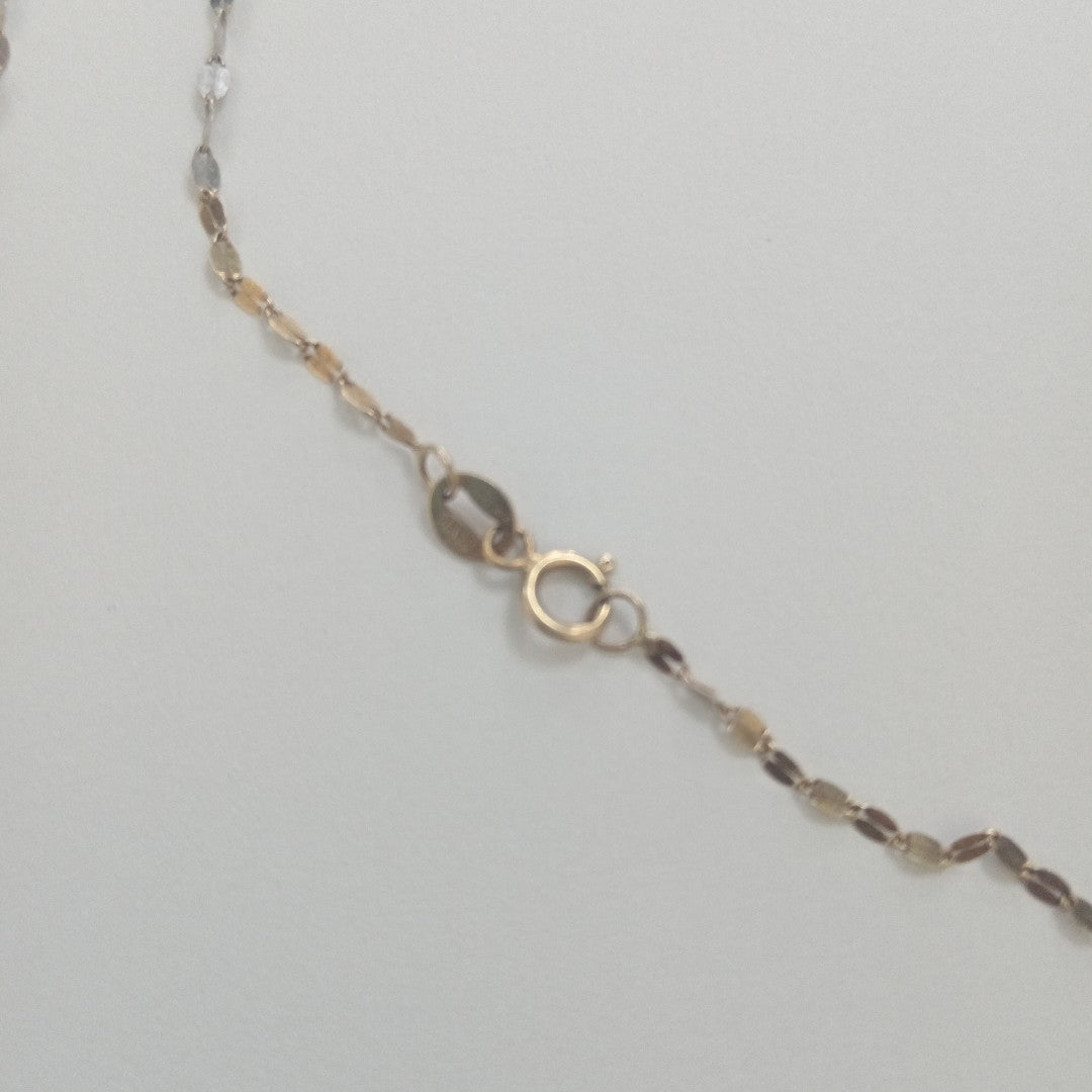 GARGANTILLA ORO, ORO COMBINADO 14 K 1.2 GRMS (SEMINUEVO)