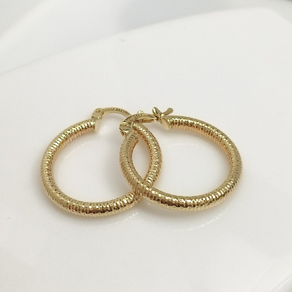 ARRACADAS PAR ORO 10 K 3.3 GRMS (SEMINUEVO)