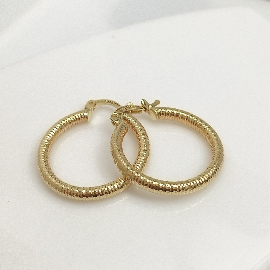 ARRACADAS PAR ORO 10 K 3.3 GRMS (SEMINUEVO)