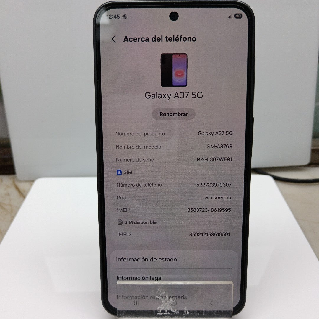 CELULAR SAMSUNG GALAXY A37 SM-A376B (2026) 256 GB 8 GB RAM (SEMINUEVO)