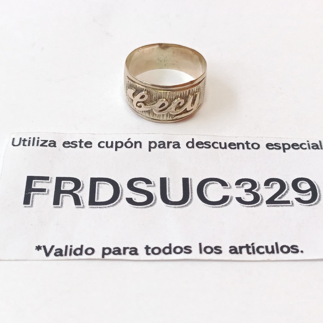 ANILLO ORO 10 K 4,80 GRMS (SEMINUEVO)