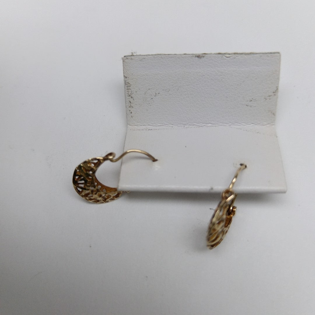 ARRACADAS PAR ORO 14 K 0.9 GRMS (SEMINUEVO)