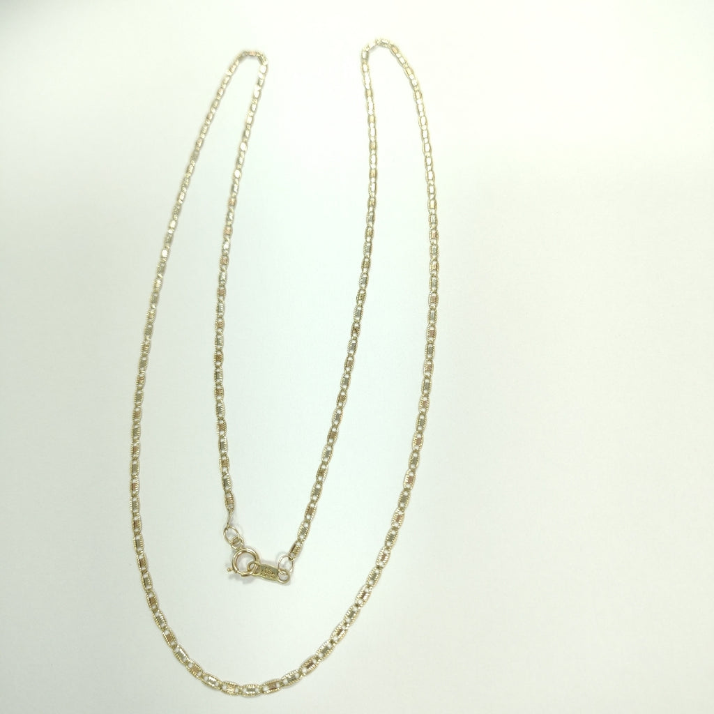 CADENA ORO COMBINADO 10 K 2.4 GRMS (SEMINUEVO)