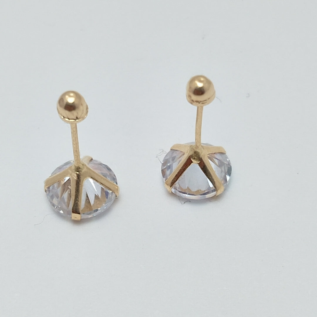 BROQUELES PAR ORO 14 K 1.1 GRMS (SEMINUEVO)