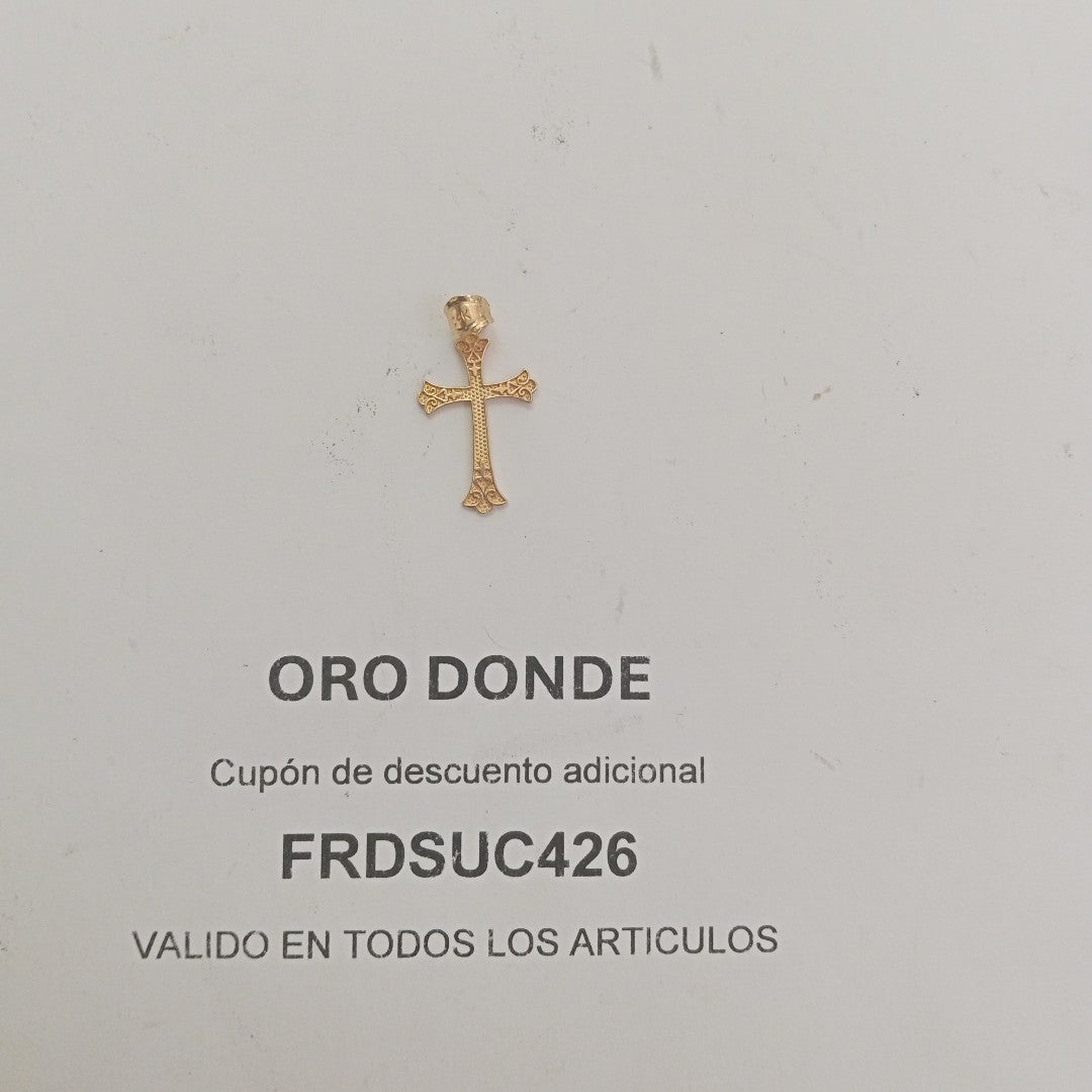CRUCES ORO 14K 0.8 (NUEVO)