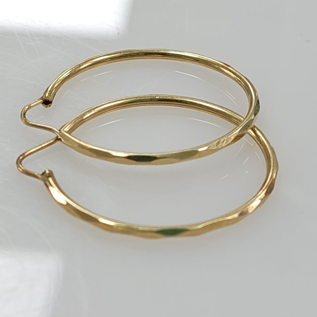 ARRACADAS PAR ORO 14 K 2.4 GRMS (SEMINUEVO)