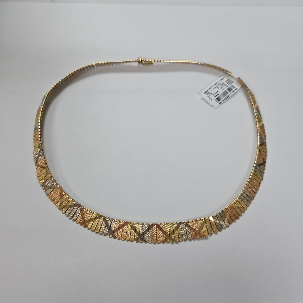 GARGANTILLA ORO COMBINADO 14 K 26,30 GRMS (SEMINUEVO)