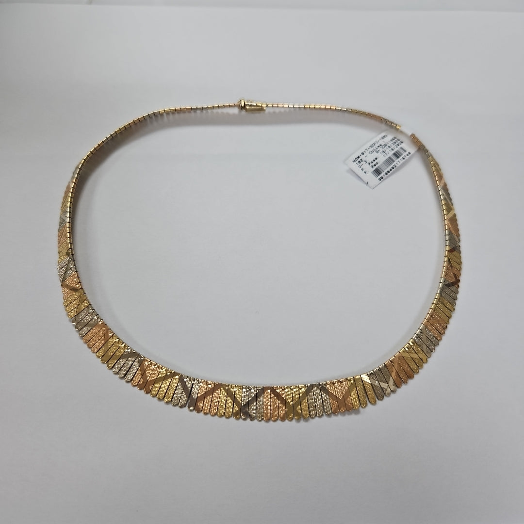 GARGANTILLA ORO COMBINADO 14 K 26,30 GRMS (SEMINUEVO)