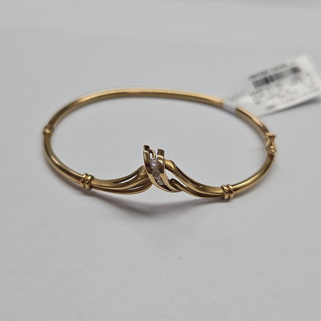 PULSERA RIGIDA ORO 14 K 6,90 GRMS (SEMINUEVO)