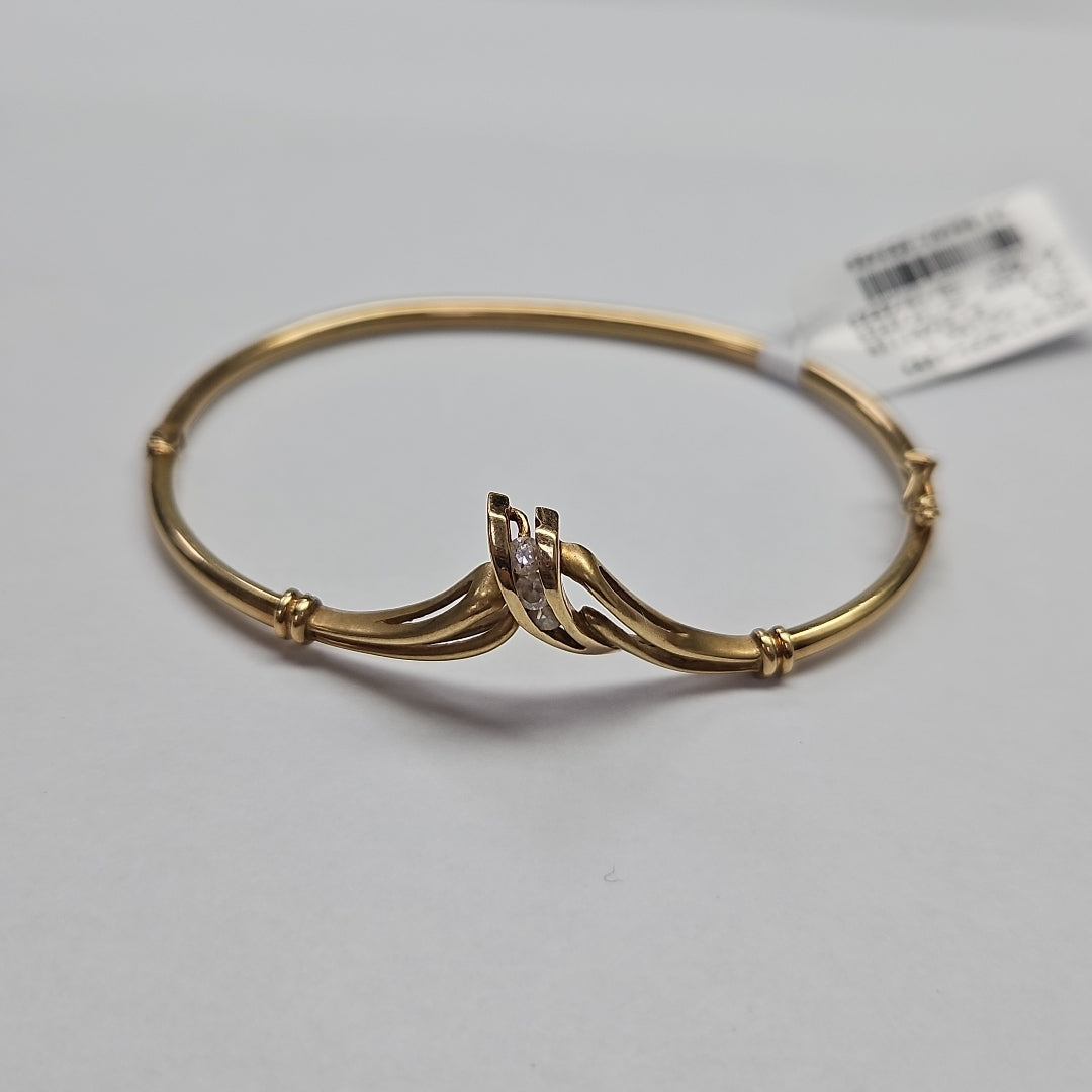 PULSERA RIGIDA ORO 14 K 6,90 GRMS (SEMINUEVO)