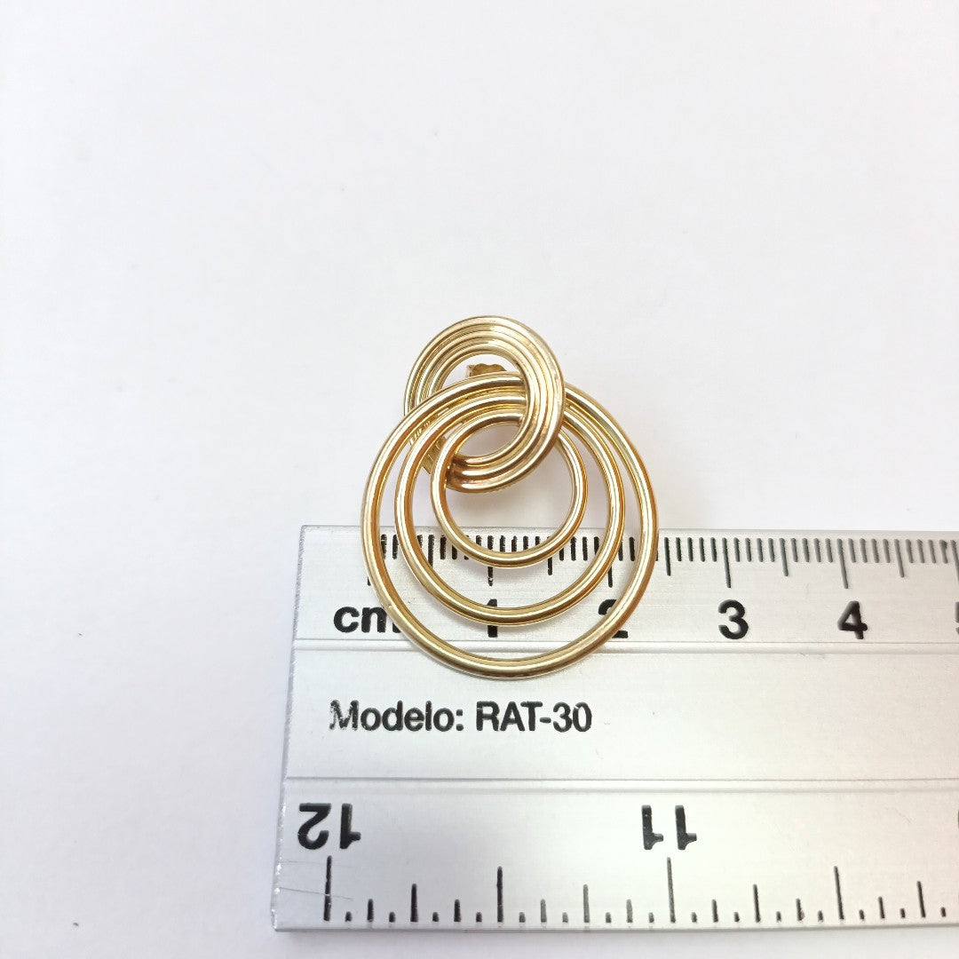 ARETES PAR ORO 14 K 4,70 GRMS (SEMINUEVO)