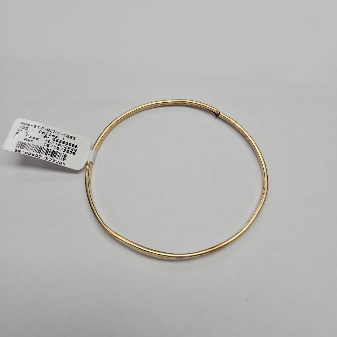PULSERA RIGIDA ORO 14 K 3.6 GRMS (SEMINUEVO)