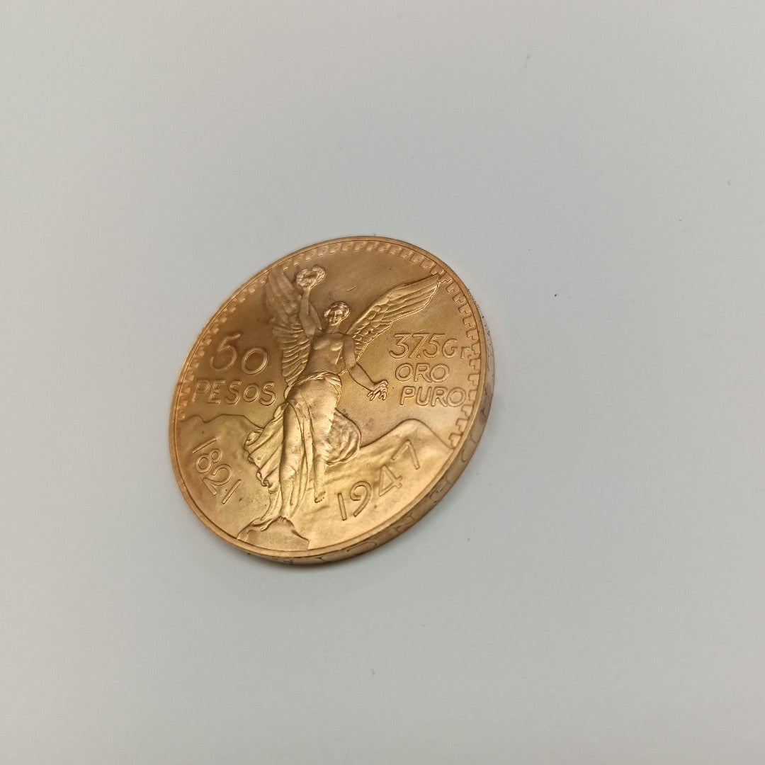 K1 41.6 GRMS 21 K IDENTIFICACIÓN MONEDA NOMINATIVA MONEDAS PESOS 50 PESOS (SEMINUEVO)