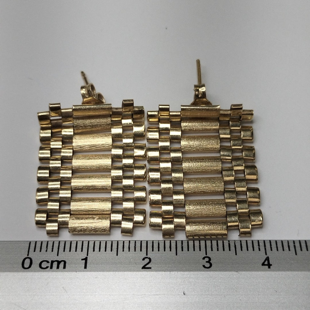 ARETES PAR ORO 14 K 6.2 GRMS (SEMINUEVO)