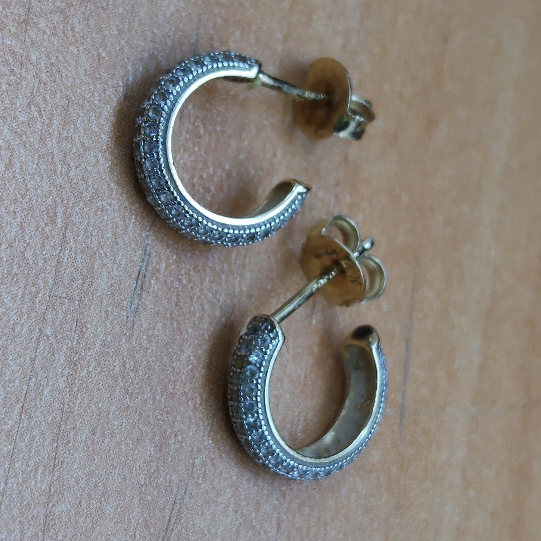 ARETES PAR ORO 14 K 2,00 GRMS (SEMINUEVO)