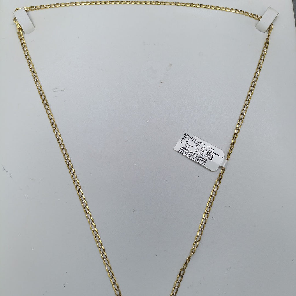 CADENA ORO, RODIADO 10 K 8.4 GRMS (SEMINUEVO)