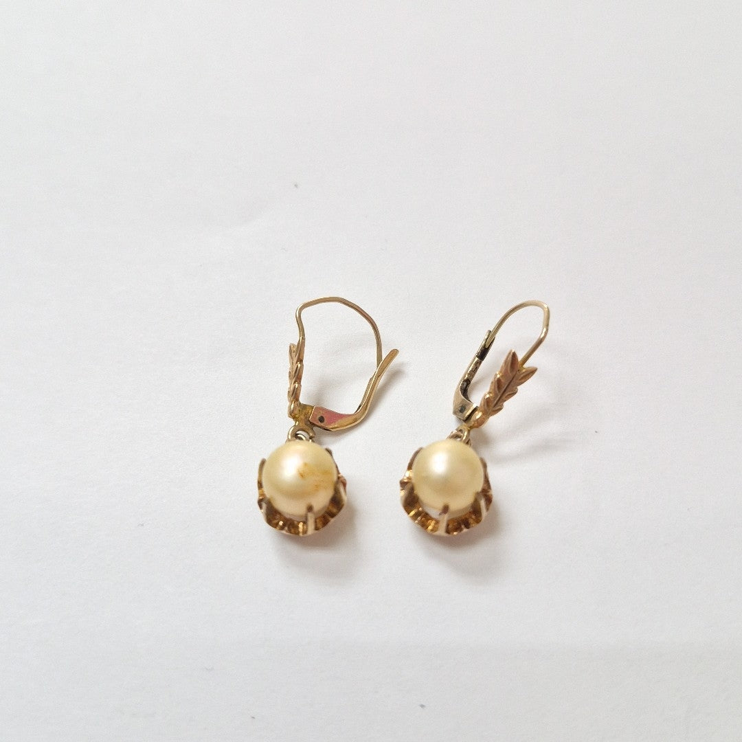 ARETES PAR ORO 14 K 3.2 GRMS (SEMINUEVO)