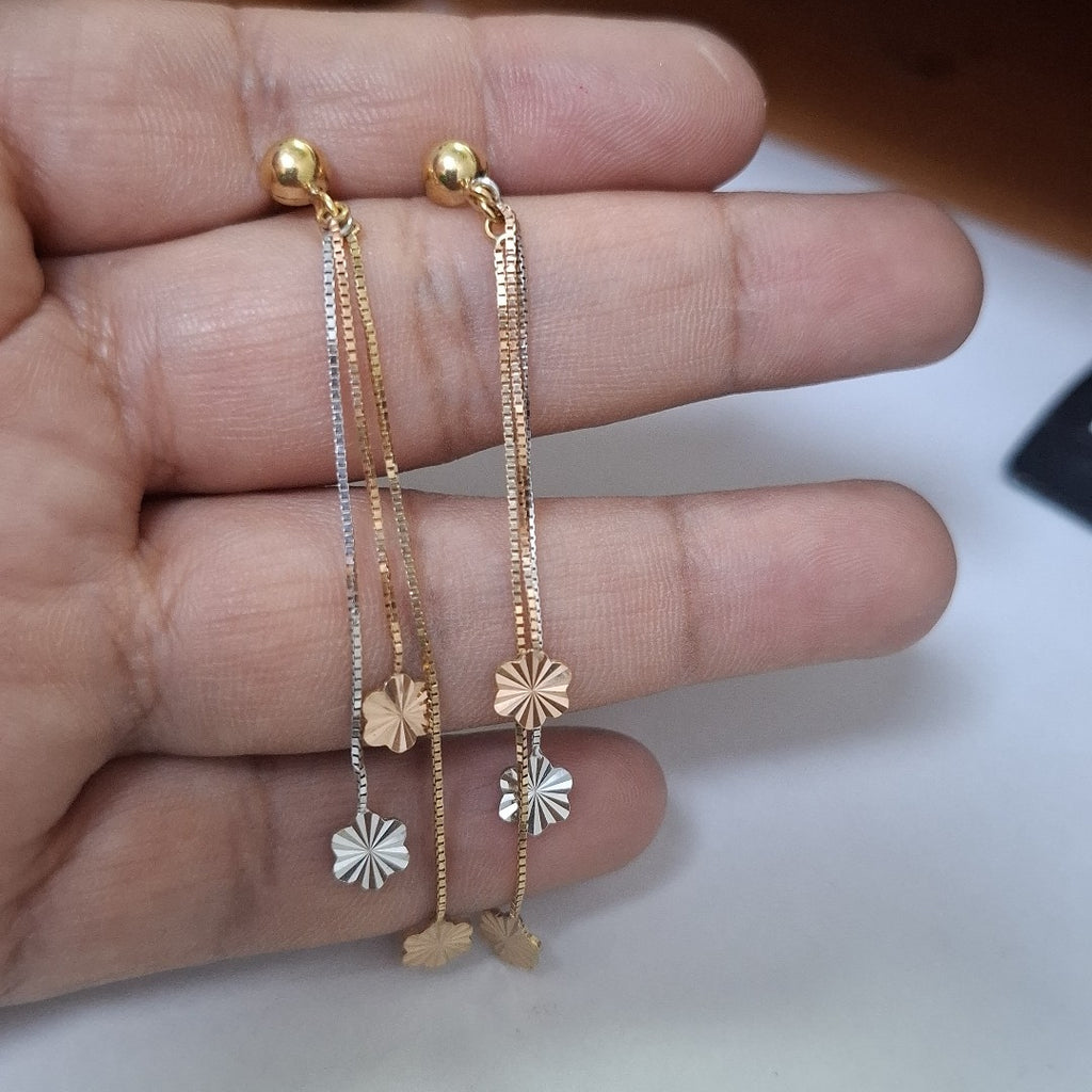 BROQUELES PAR ORO 14 K 2,80 GRMS (SEMINUEVO)