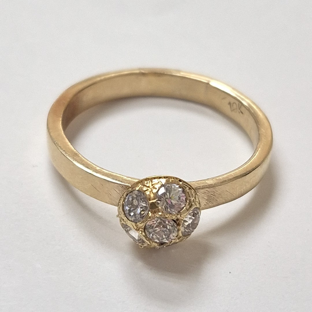 ANILLO ORO 10 K 5,50 GRMS (SEMINUEVO)