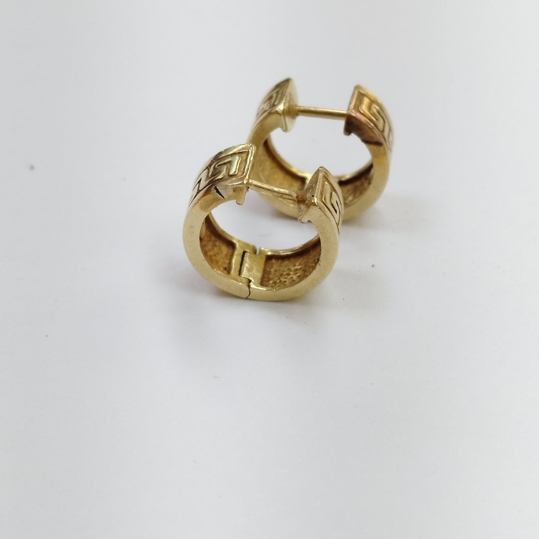 ARRACADAS PAR ORO 14 K 5,90 GRMS (SEMINUEVO)