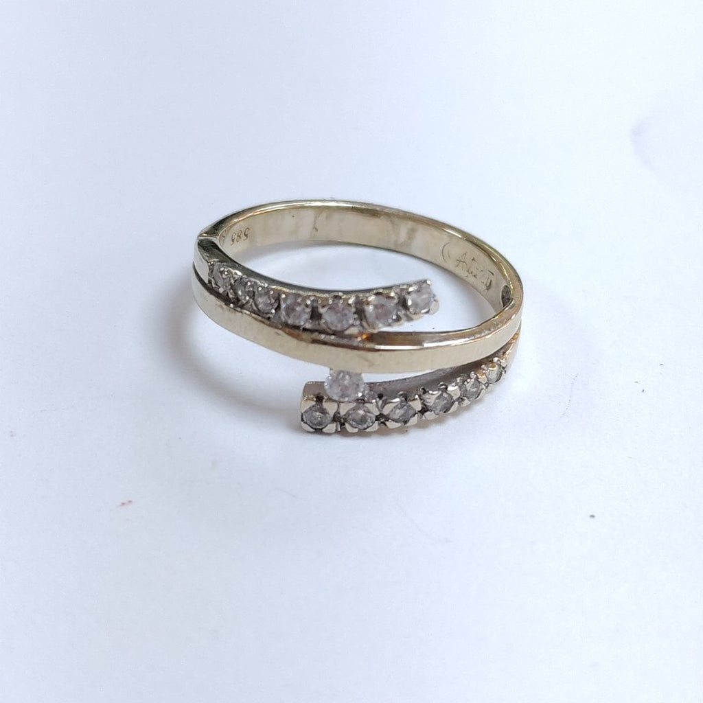 ANILLO ORO BLANCO 14 K 3,20 GRMS (SEMINUEVO)