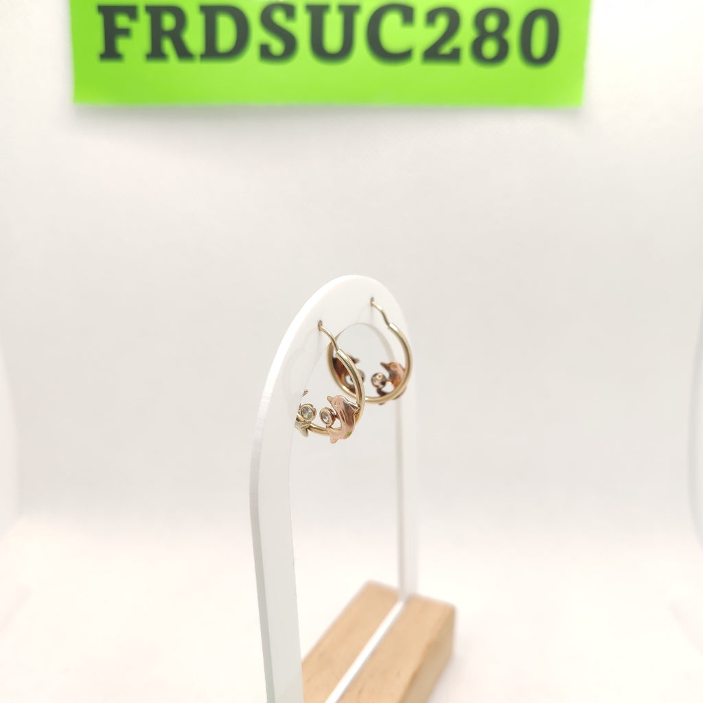 ARRACADAS PAR ORO 10 K 2.7 GRMS (SEMINUEVO)