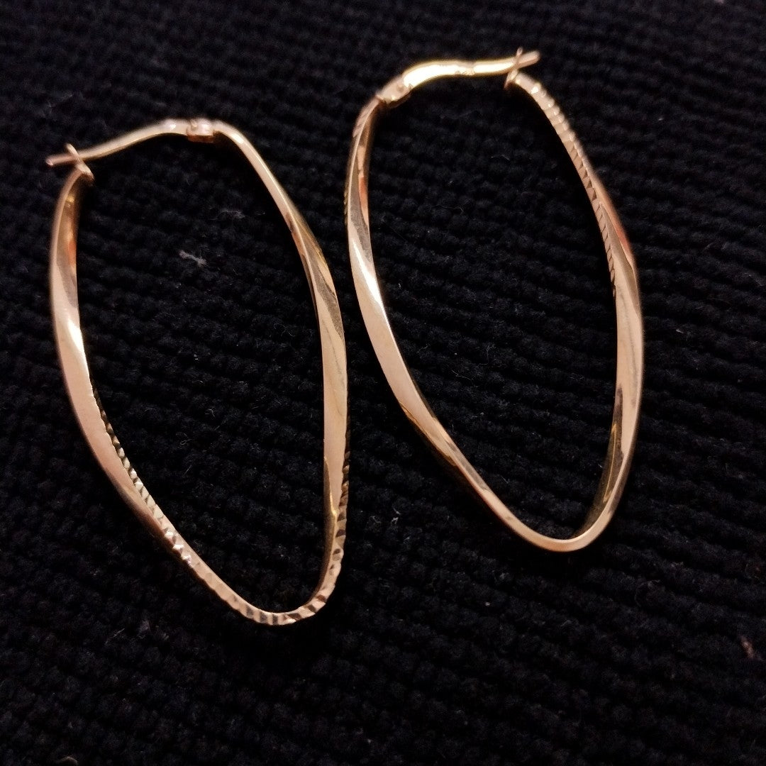 ARRACADAS PAR ORO 14 K 2 GRMS (SEMINUEVO)