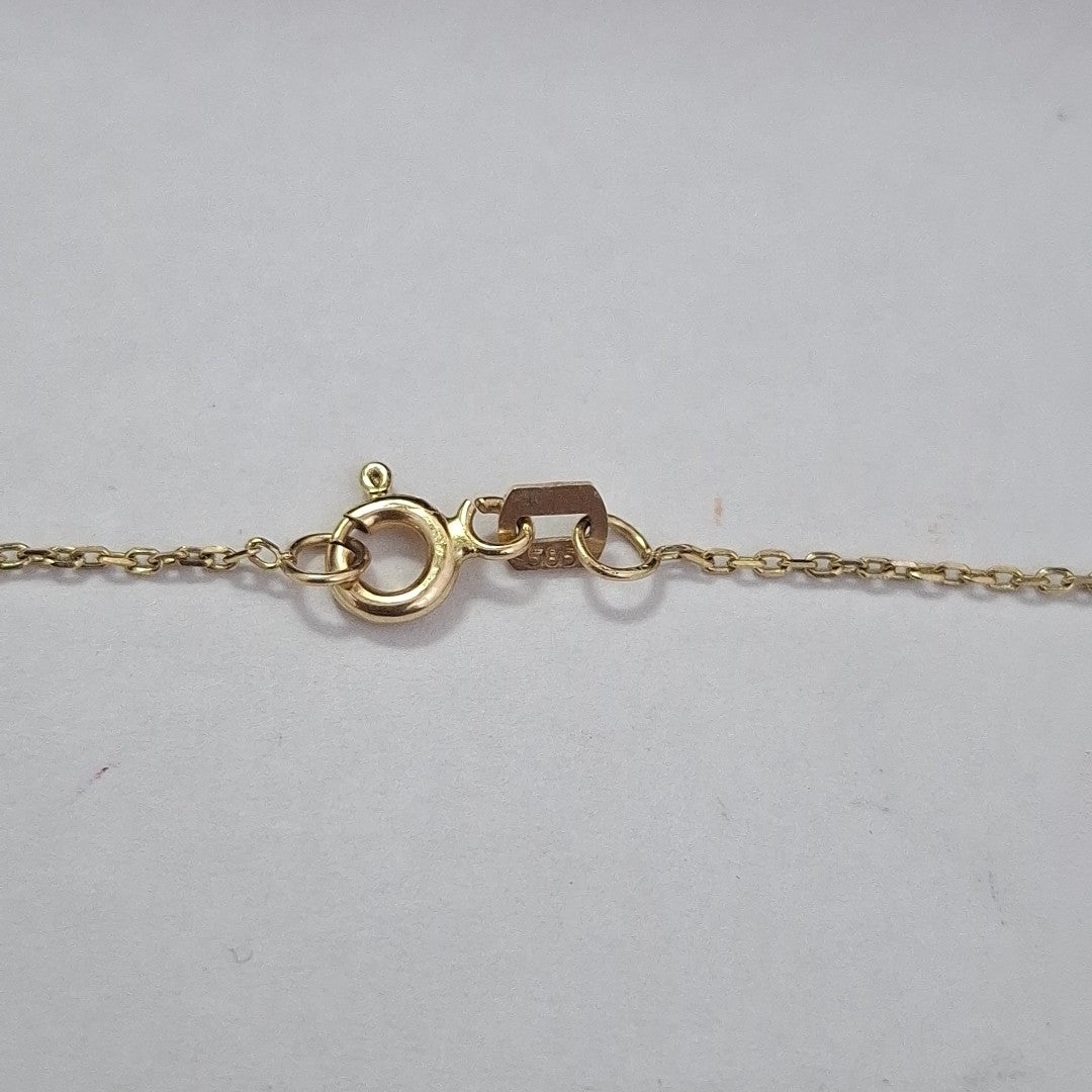 GARGANTILLA ORO 14 K 3.3 GRMS (SEMINUEVO)