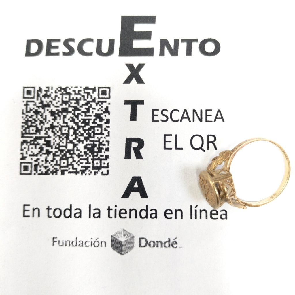 ANILLO ORO 10 K 3 GRMS (SEMINUEVO)