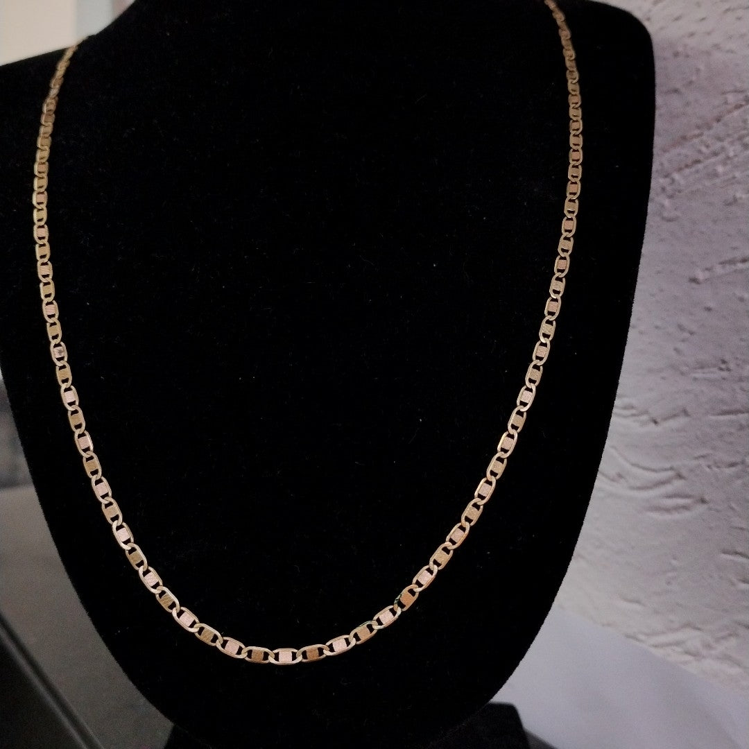 CADENA ORO COMBINADO 10 K 4,30 GRMS (SEMINUEVO)