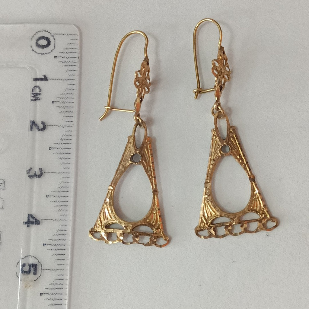 ARETES PAR ORO 10 K 2.6 GRMS (SEMINUEVO)