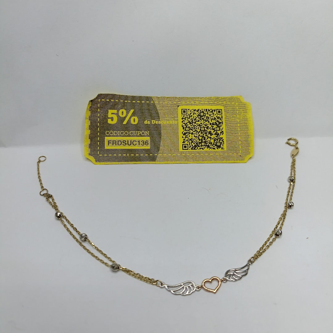 PULSERA ORO,ORO COMBINADO 10 K 1,40 GRMS (SEMINUEVO)