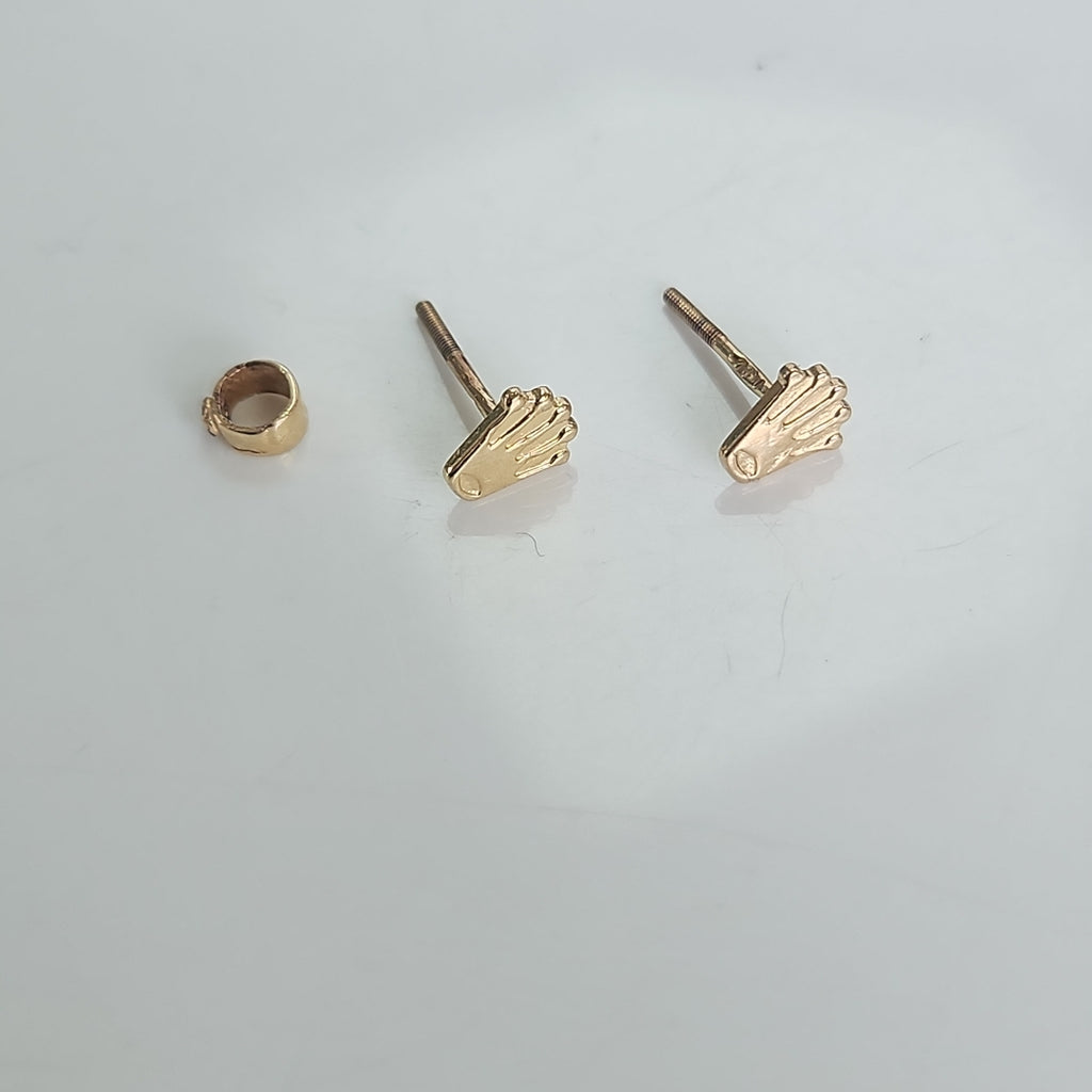 BROQUELES PAR ORO 14 K 0.7 GRMS (SEMINUEVO)