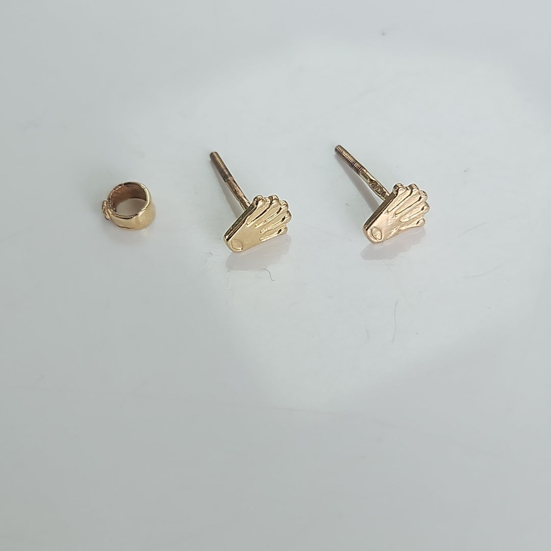 BROQUELES PAR ORO 14 K 0.7 GRMS (SEMINUEVO)