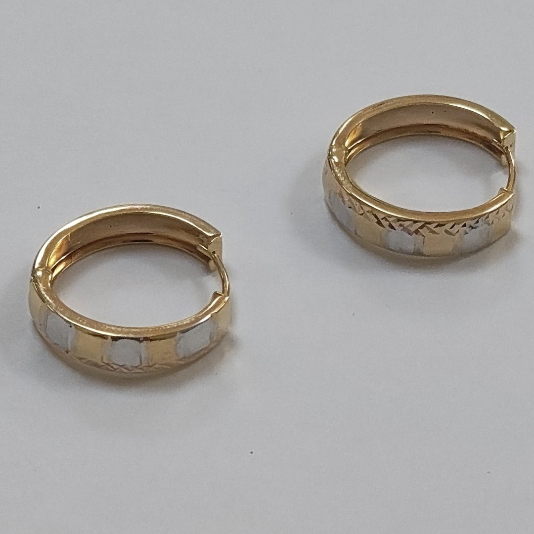 ARRACADAS PAR ORO 14 K 2.2 GRMS (SEMINUEVO)