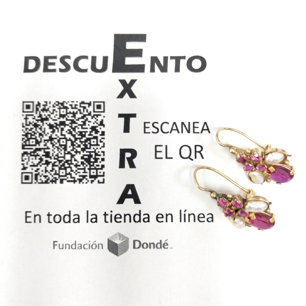 ARETES PAR ORO 10 K 4 GRMS (SEMINUEVO)