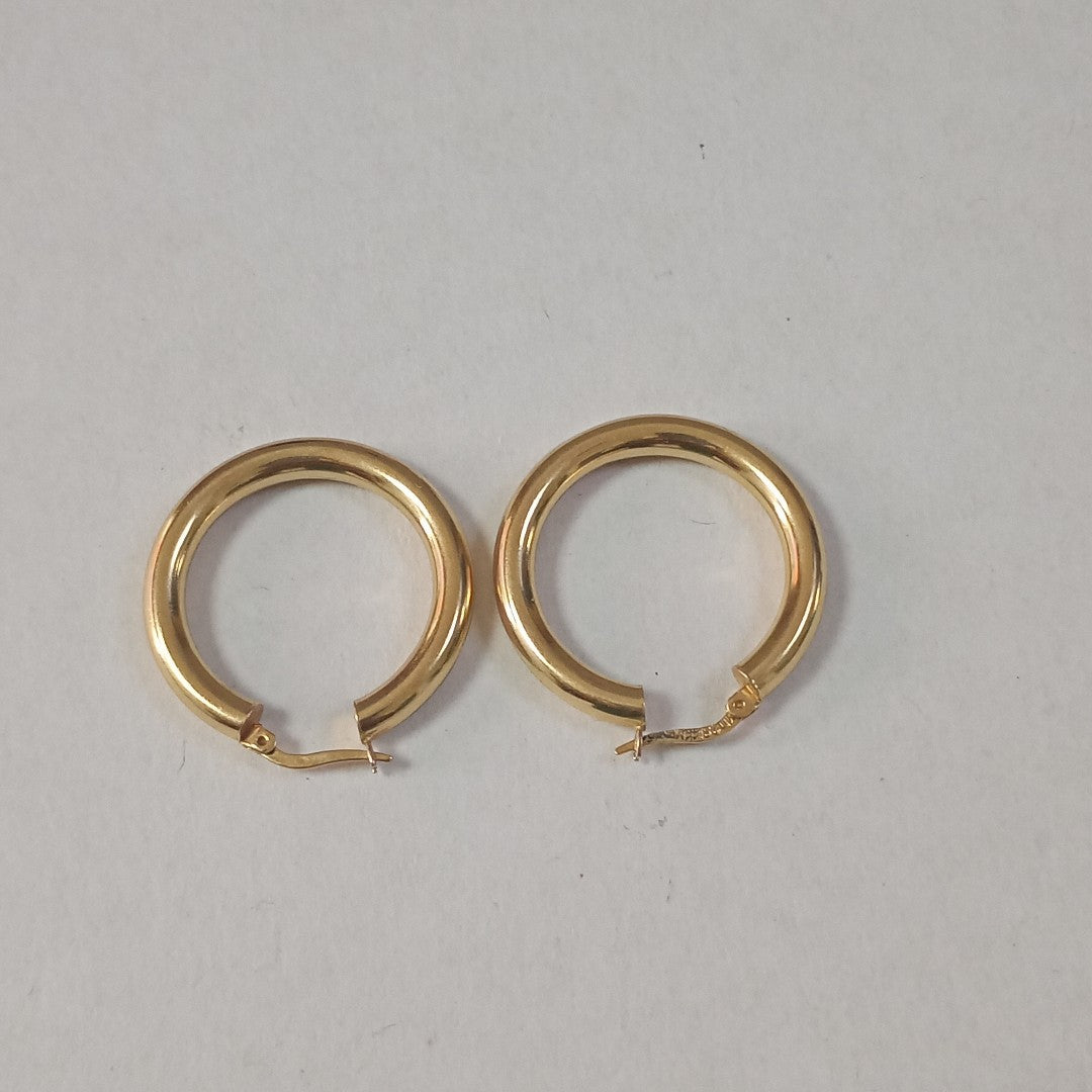 ARRACADAS PAR ORO 14 K 4.7 GRMS (SEMINUEVO)