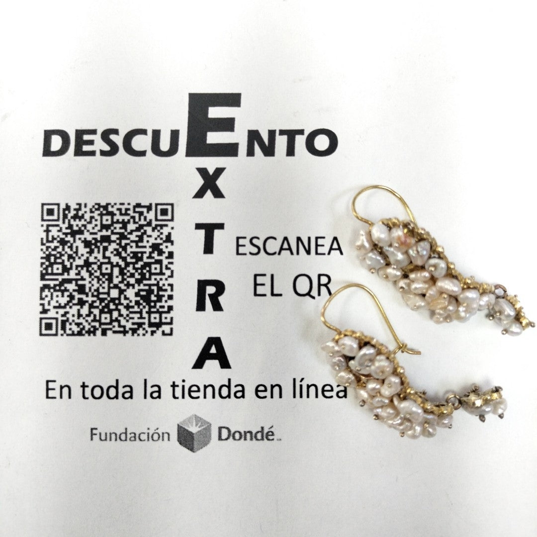 ARETES PAR ORO 8 K 7.9 GRMS (SEMINUEVO)