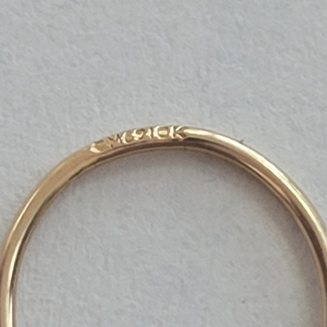 ARRACADAS PAR ORO 10 K 1,60 GRMS (SEMINUEVO)