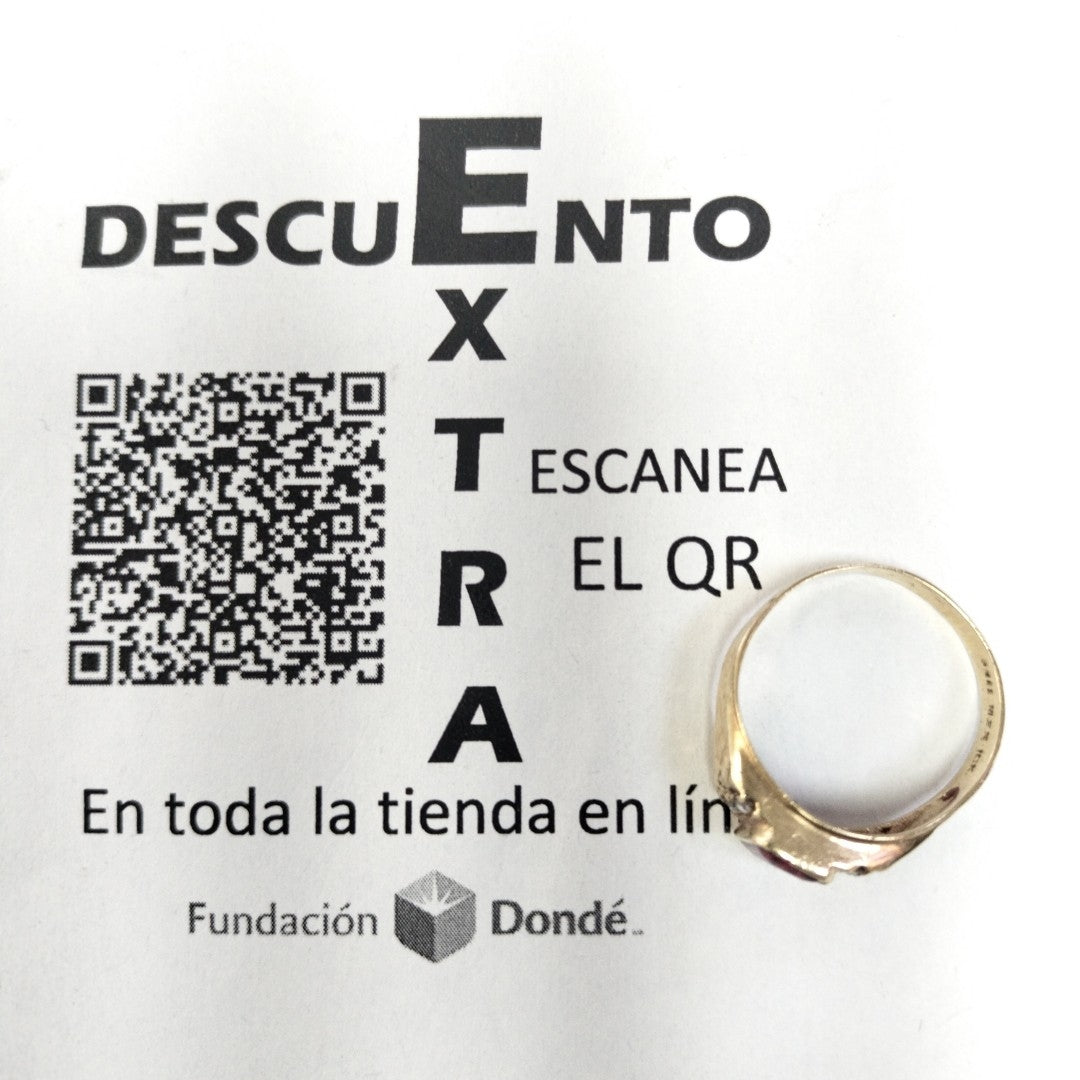 ANILLO ORO 10 K 2.5 GRMS (SEMINUEVO)