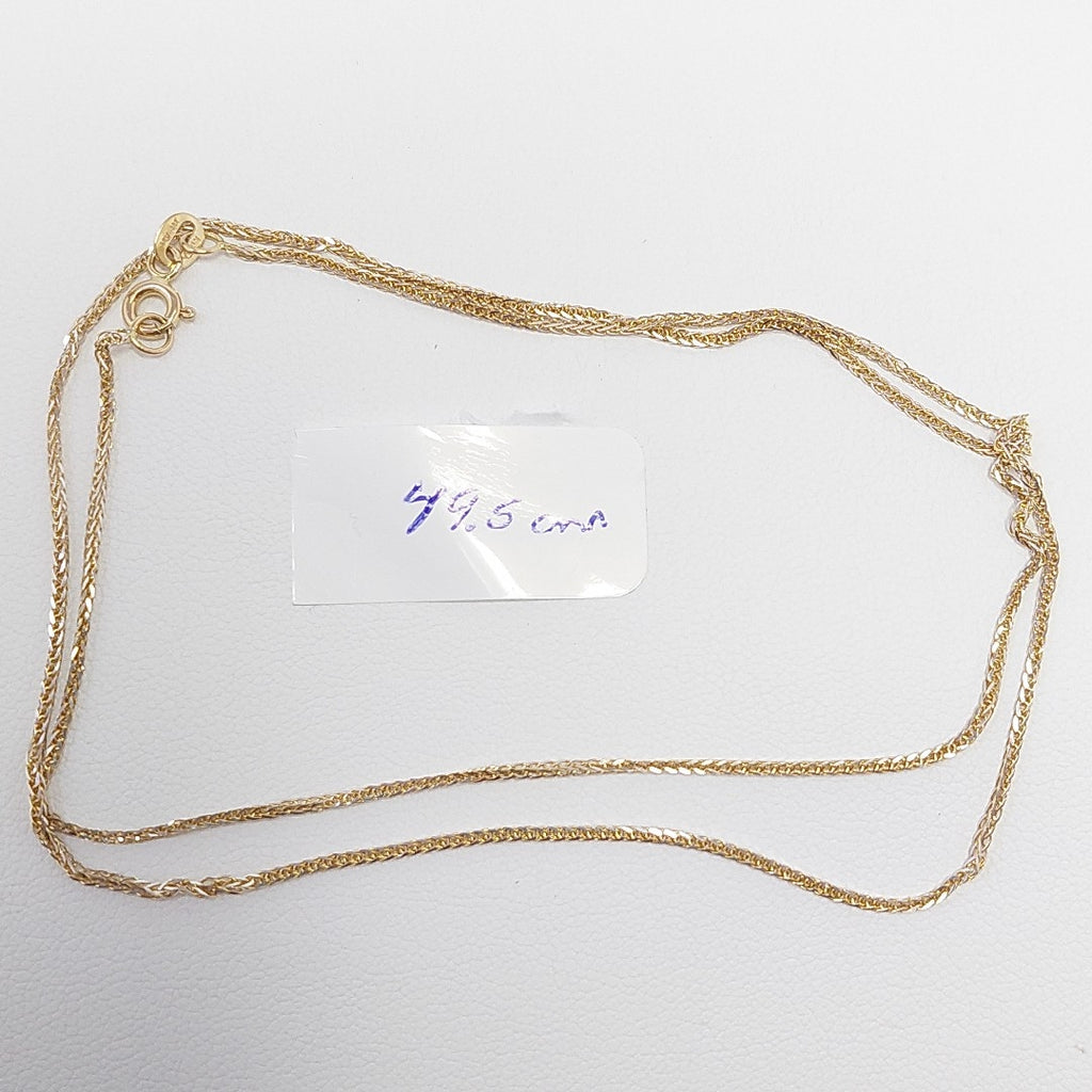 CADENA ORO, RODIADO 14 K 2.3 GRMS (SEMINUEVO)