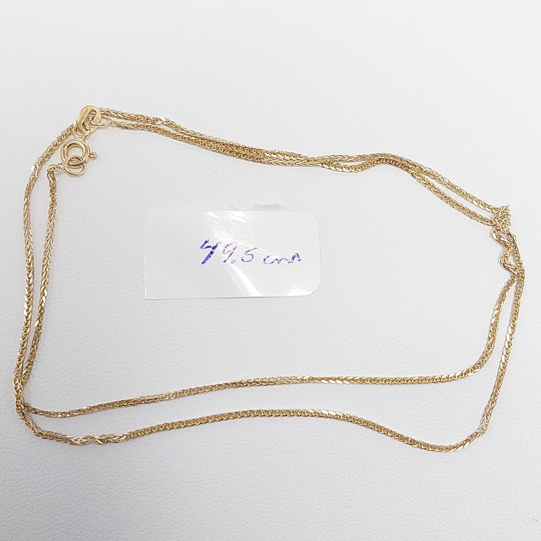CADENA ORO, RODIADO 14 K 2.3 GRMS (SEMINUEVO)