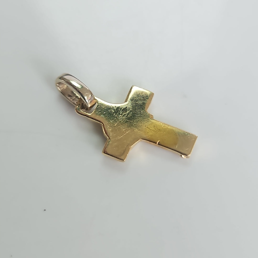 CRUZ ORO,ORO BLANCO 14 K 1,90 GRMS (SEMINUEVO)